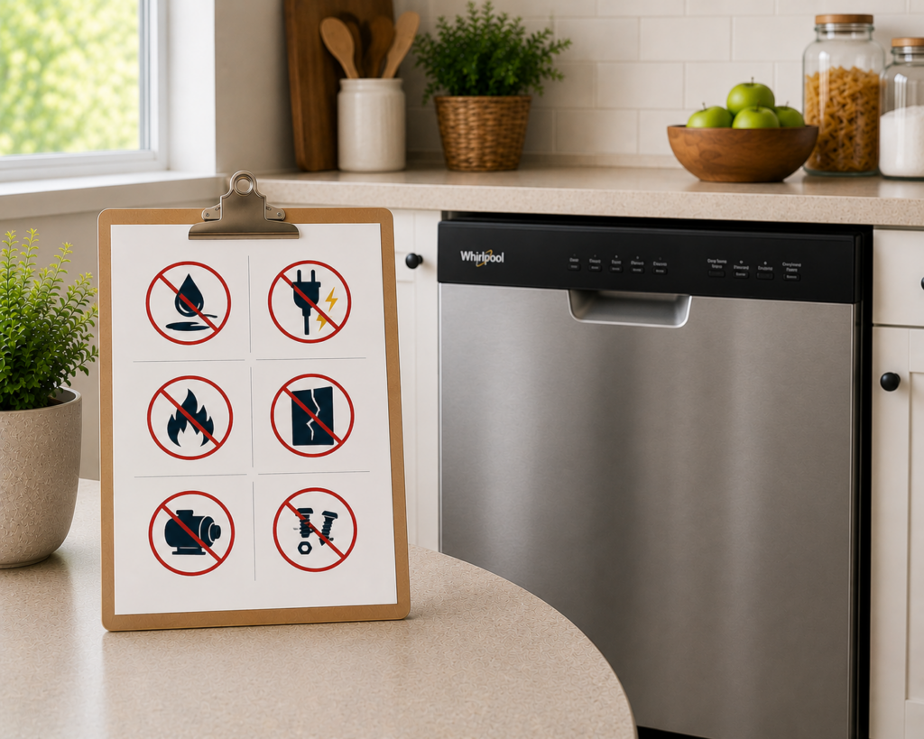 when not to repair whirlpool dishwasher