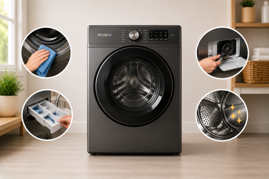 whirlpool washer maintenance guide