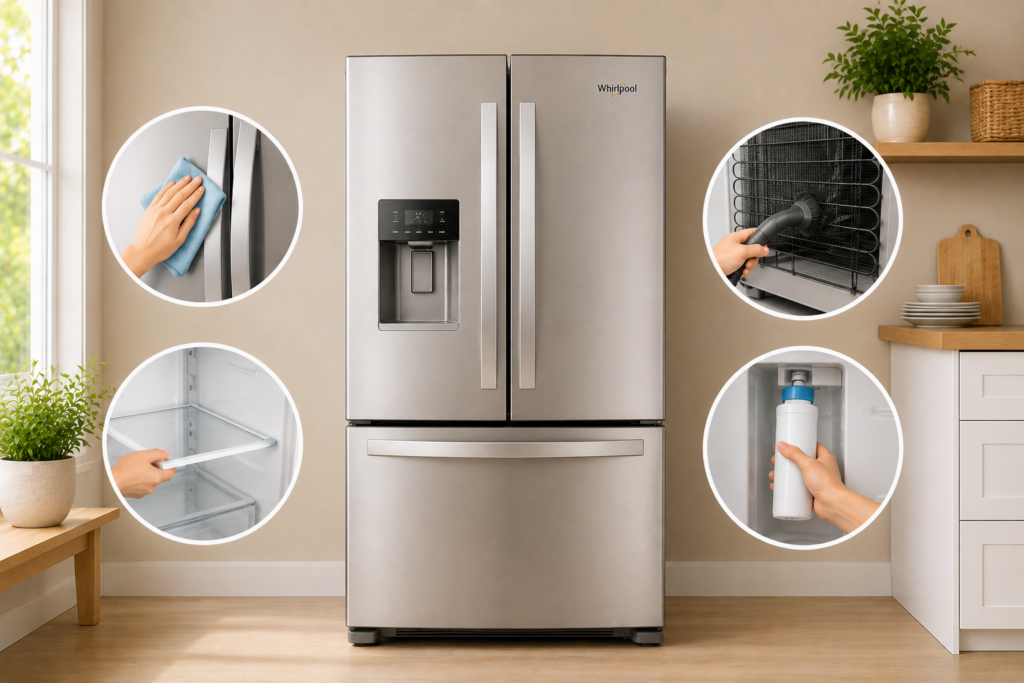 whirlpool fridge maintenance