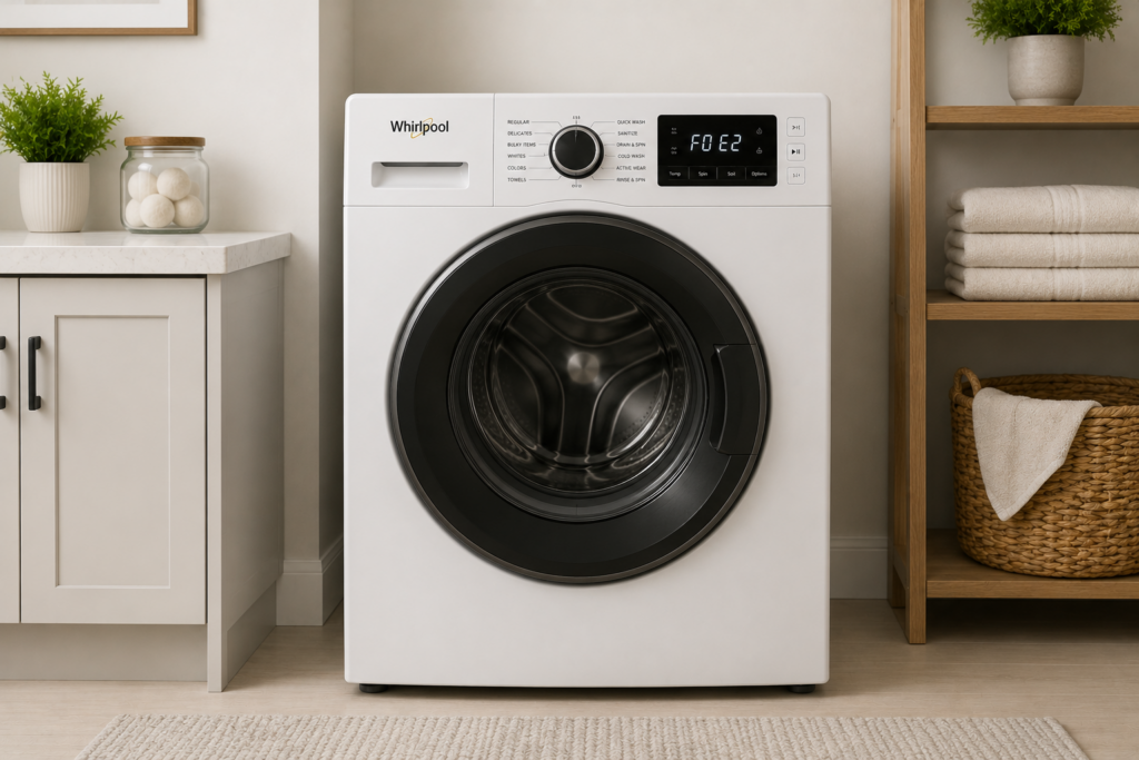 whirlpool washer error code